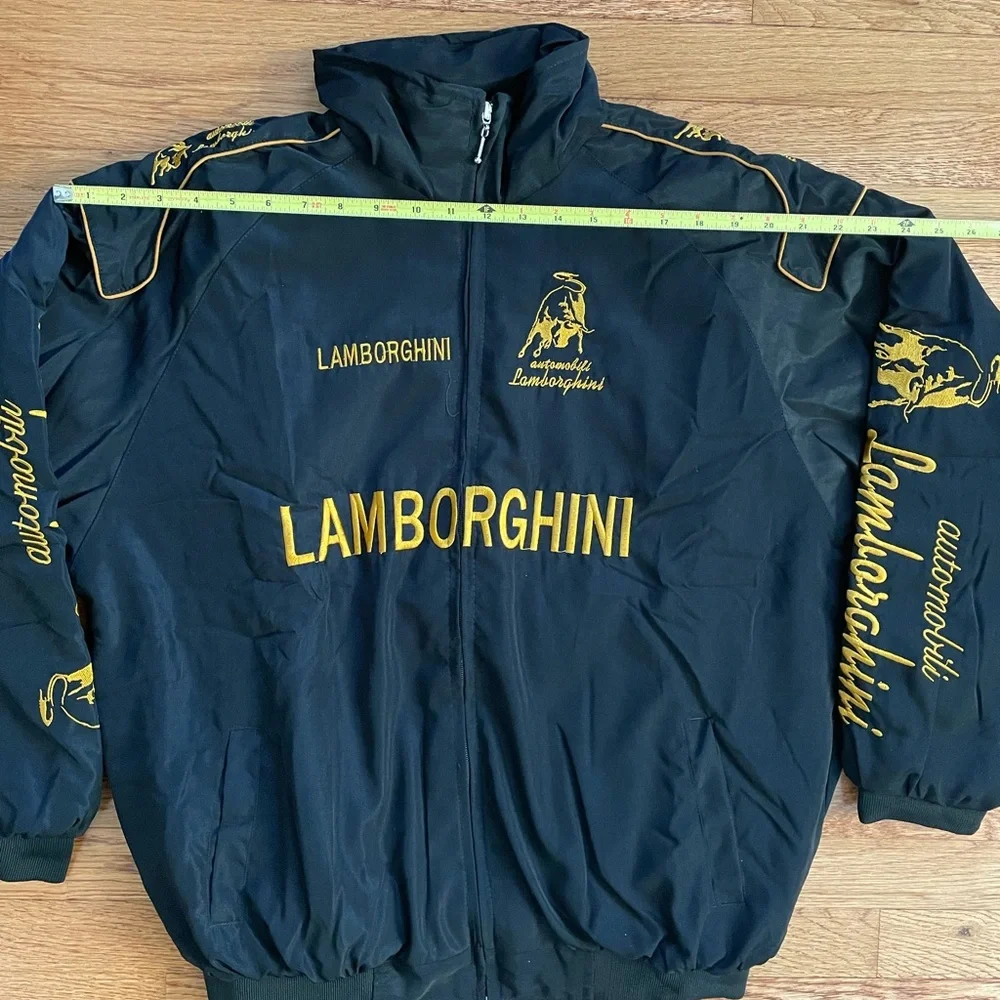 Formula 1 Lamborghini Racing Jacket Men’s F1 Embroidered Retro Y2k Unisex